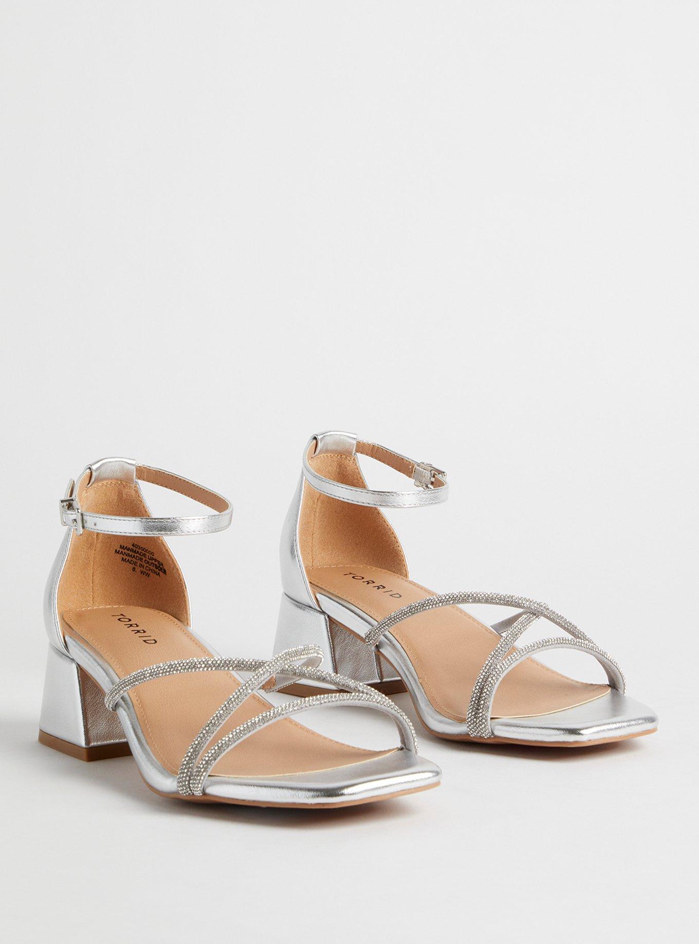 Plus Size - Embellished Block Heel Sandal (WW) - Torrid