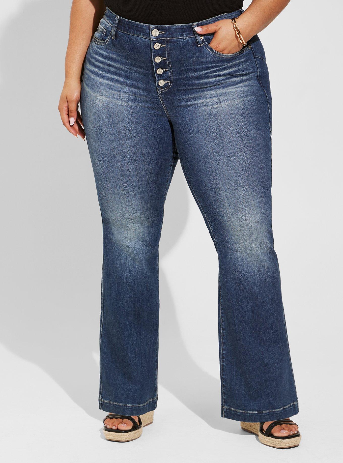 Plus Size - Bombshell Flare Premium Stretch High-Rise Jean - Torrid