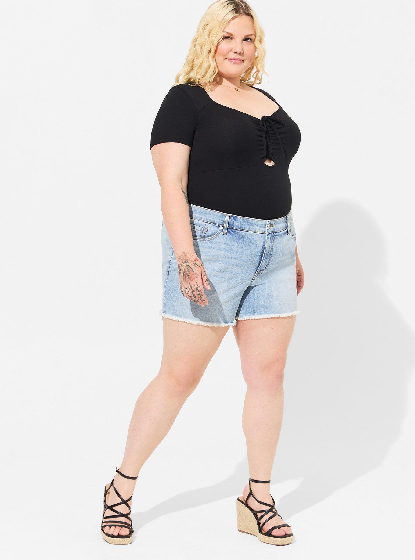 TORRID Foxy Keyhole Sweetheart Tie Top