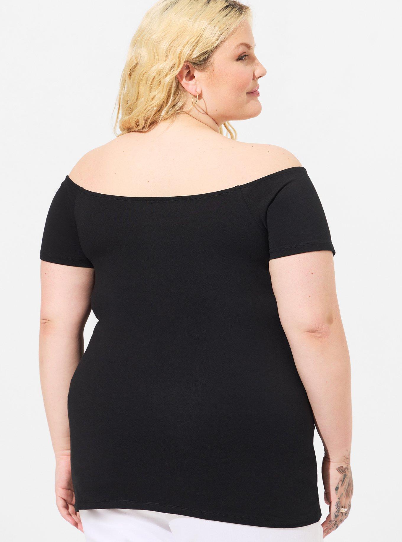 Torrid off cheap the shoulder top