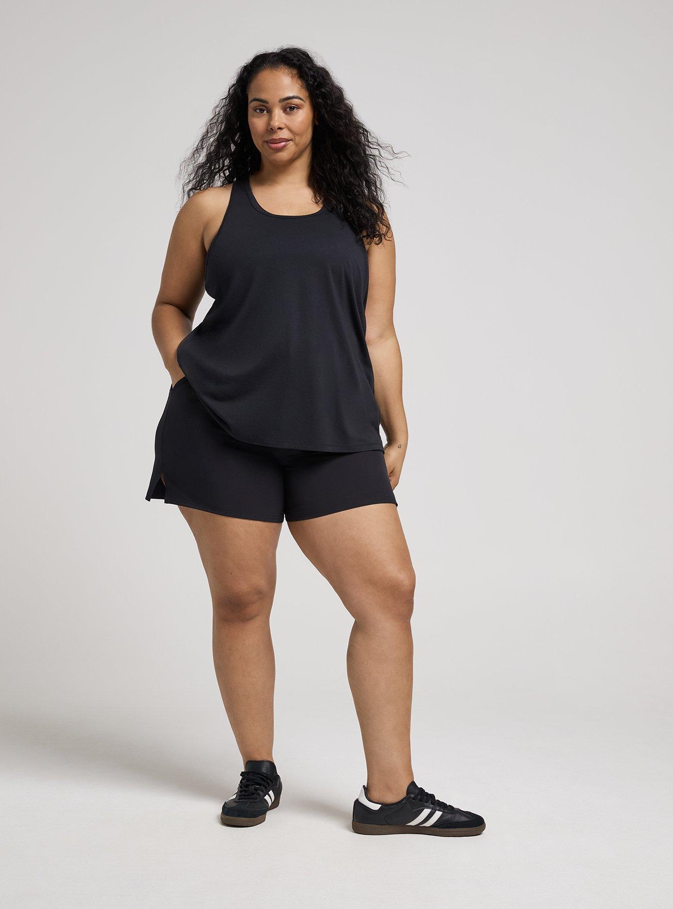 TRU Super Soft Performance Jersey Active Tank, DEEP BLACK, alternate