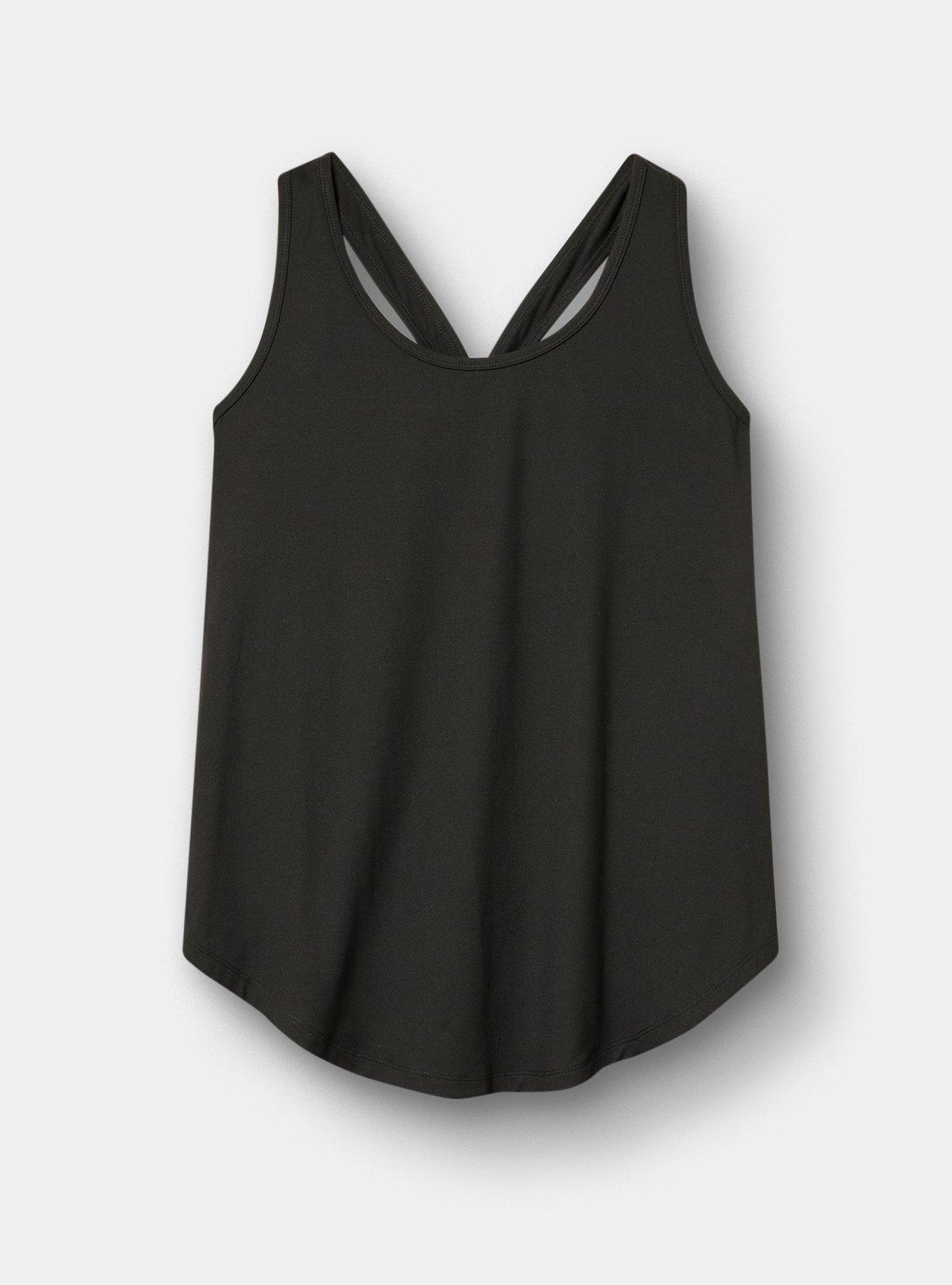 TRU Super Soft Performance Jersey Active Tank, DEEP BLACK, hi-res