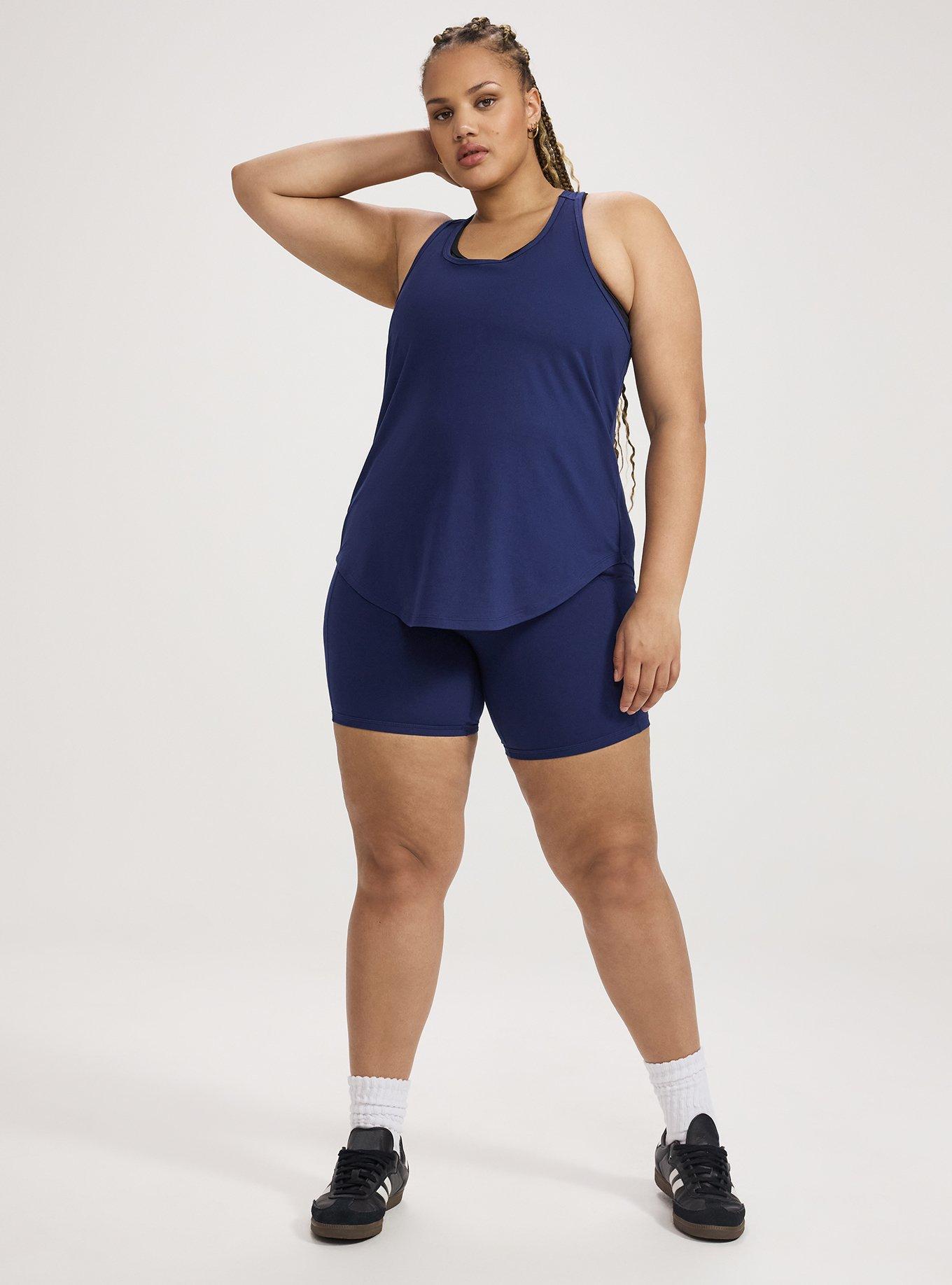 TRU Super Soft Performance Jersey Active Tank, MEDIEVAL BLUE, alternate