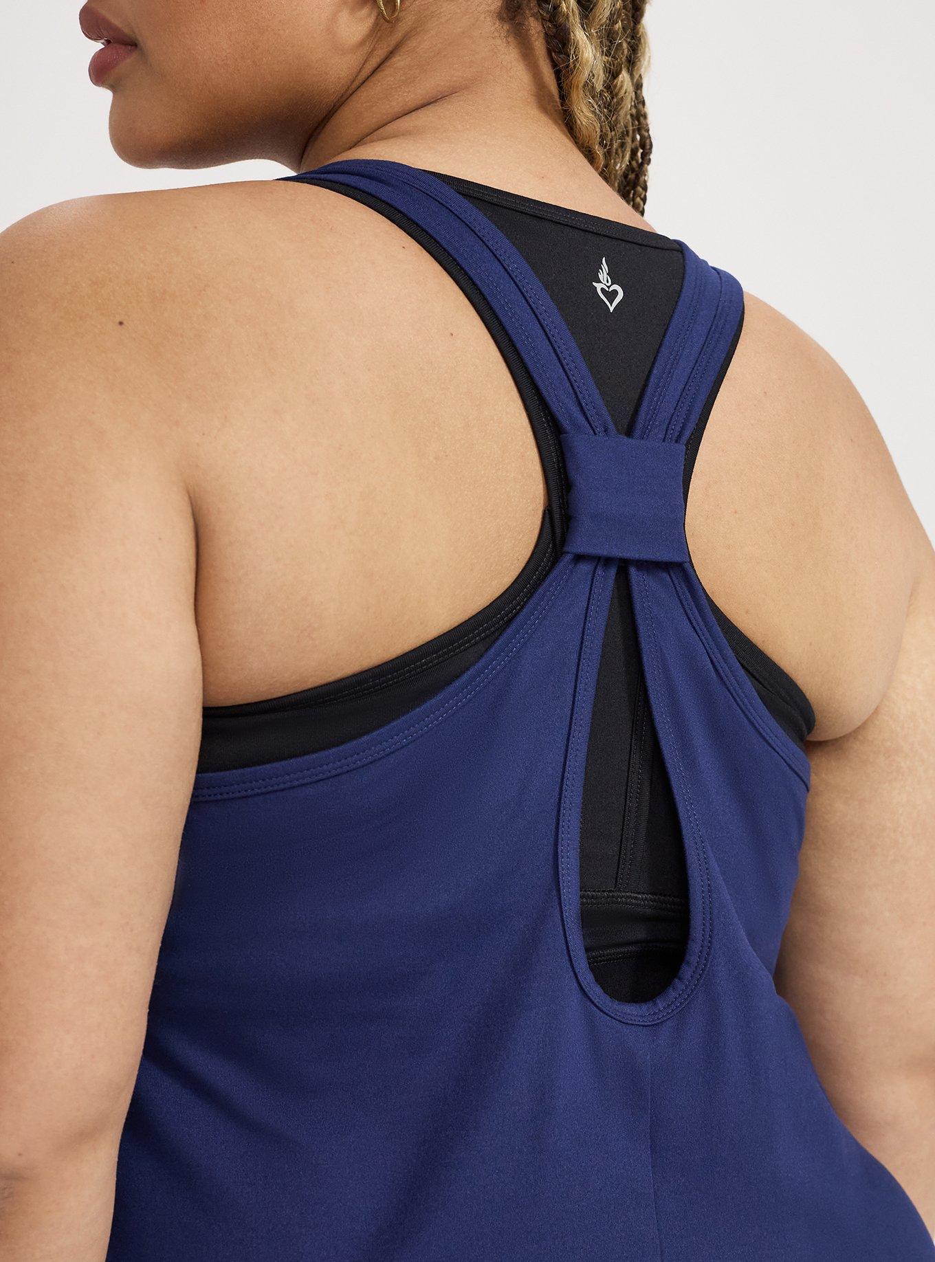 TRU Super Soft Performance Jersey Active Tank, MEDIEVAL BLUE, alternate