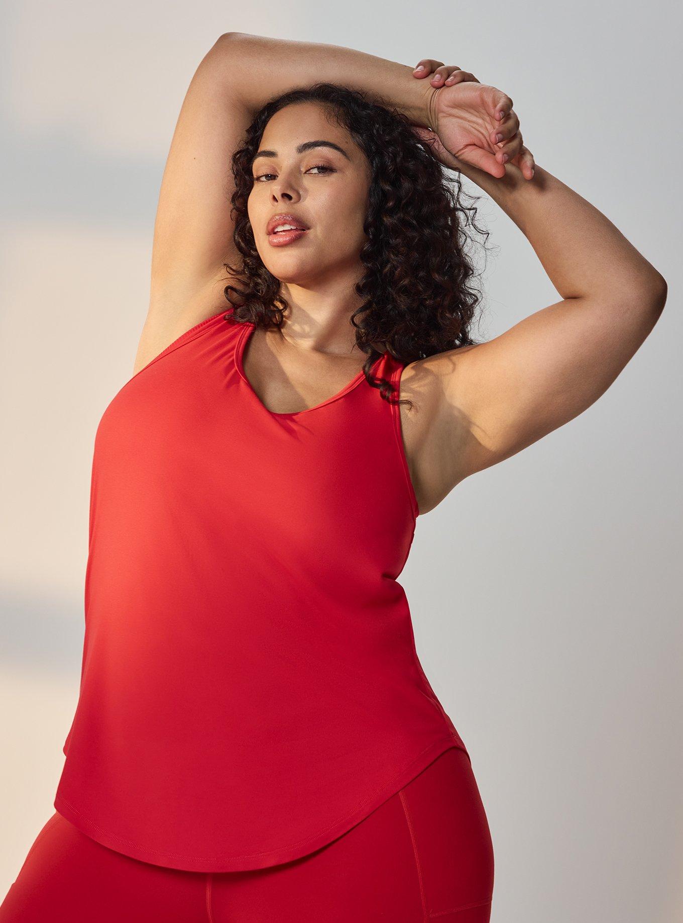 TRU Super Soft Performance Jersey Active Tank, LOLLIPOP, hi-res