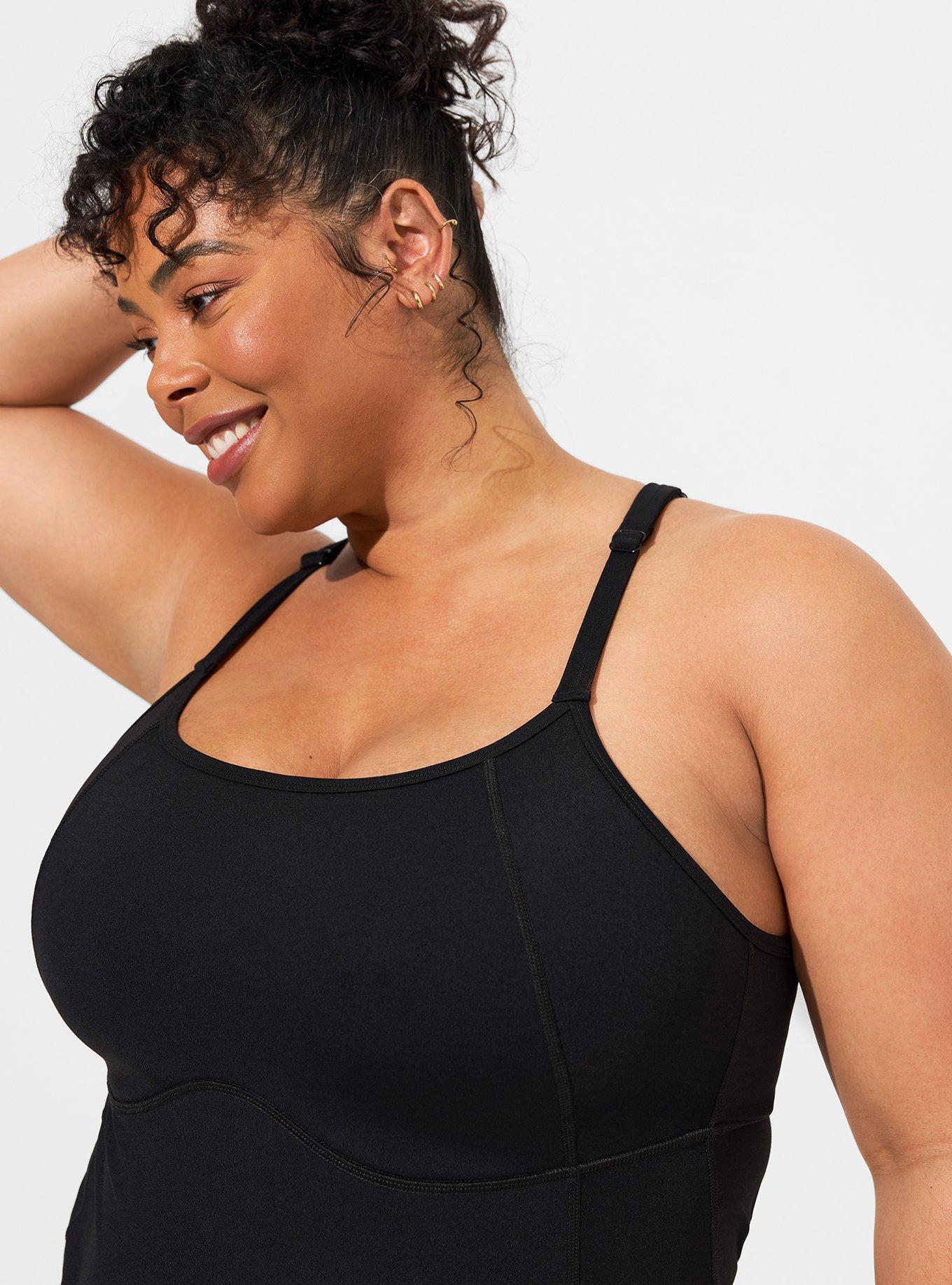 Plus Size - Performance Core Scoop Neck Strappy Back Active Tank
