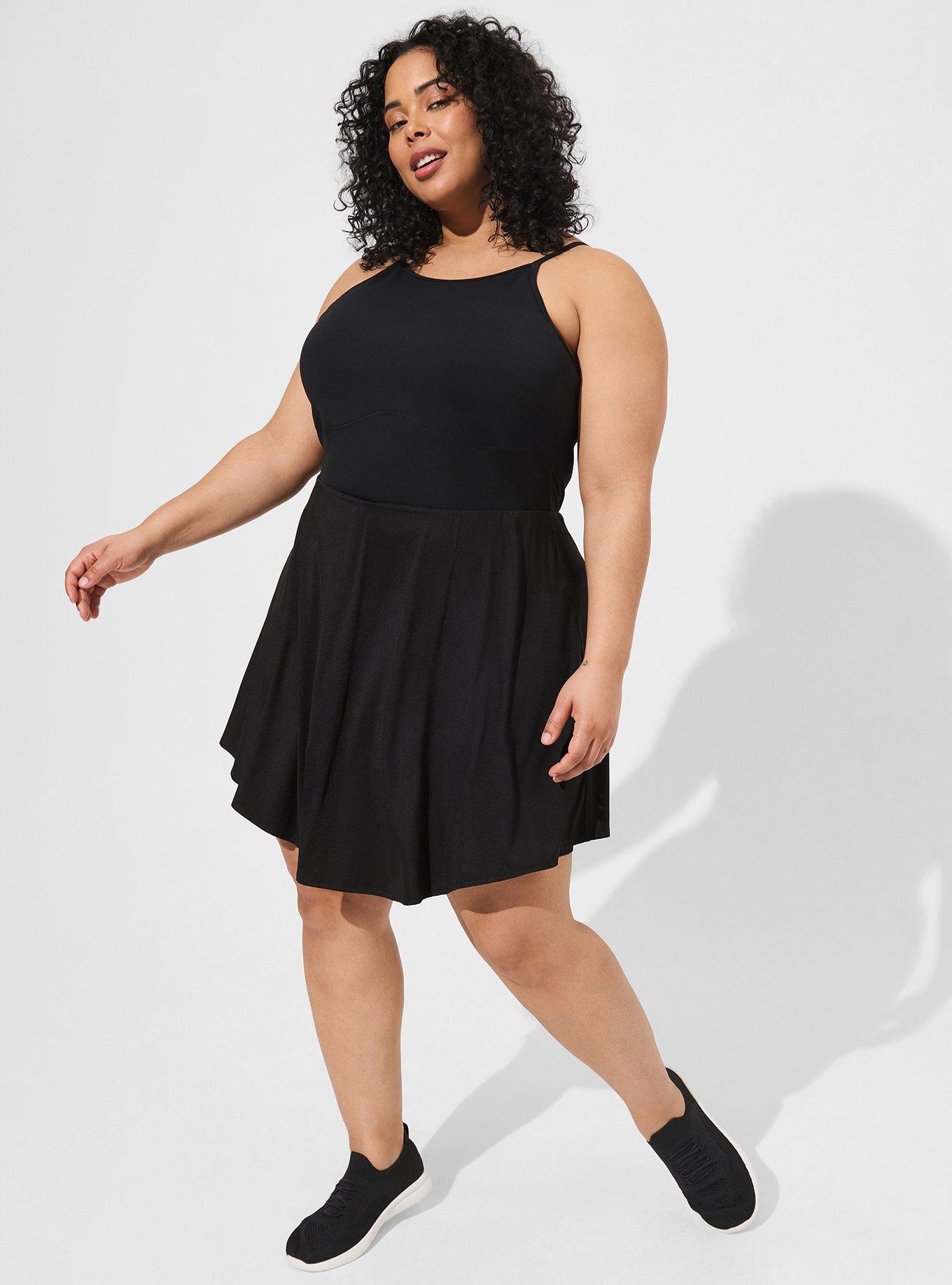 Plus Size Performance Core 2Fer Active Dress With Bike Short Torrid