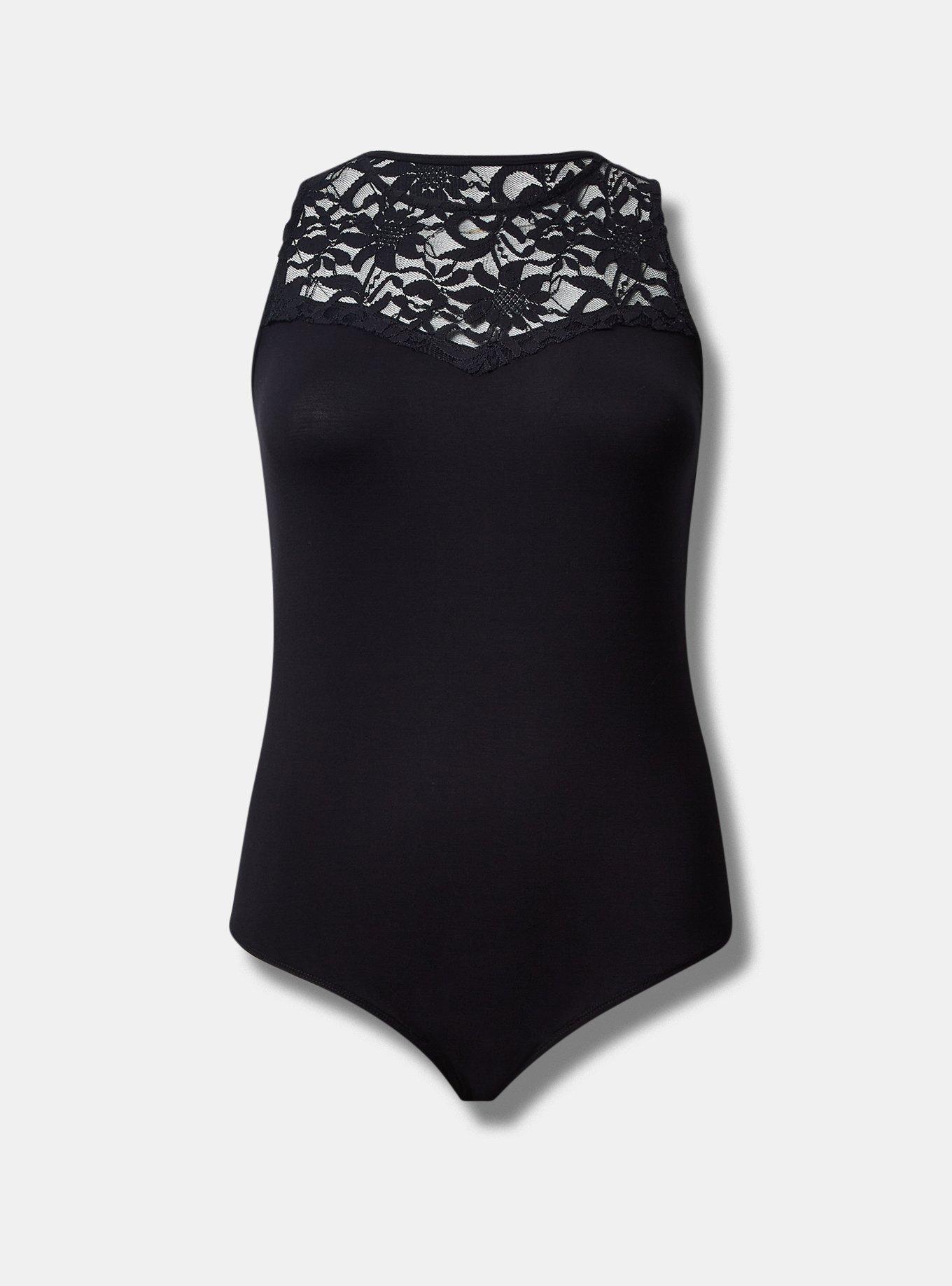 Plus Size Super Soft Lace Sweetheart Bodysuit Torrid