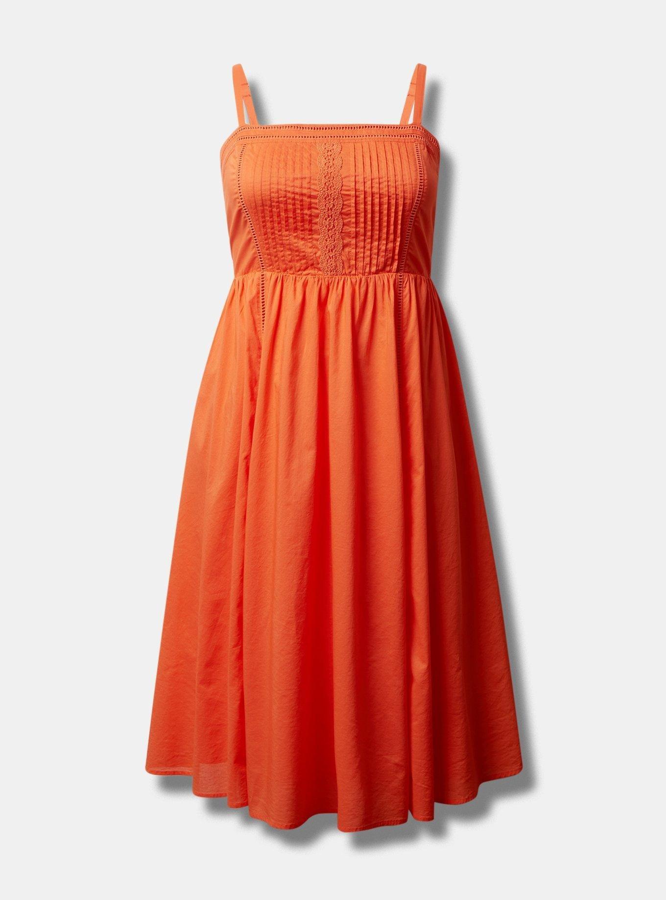 Midi Voile Pleated Bodice Sundress