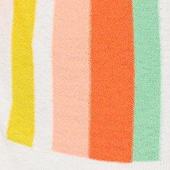 Plus Size Reversed Jersey Pullover Hooded Sweater , MULTI STRIPE, swatch