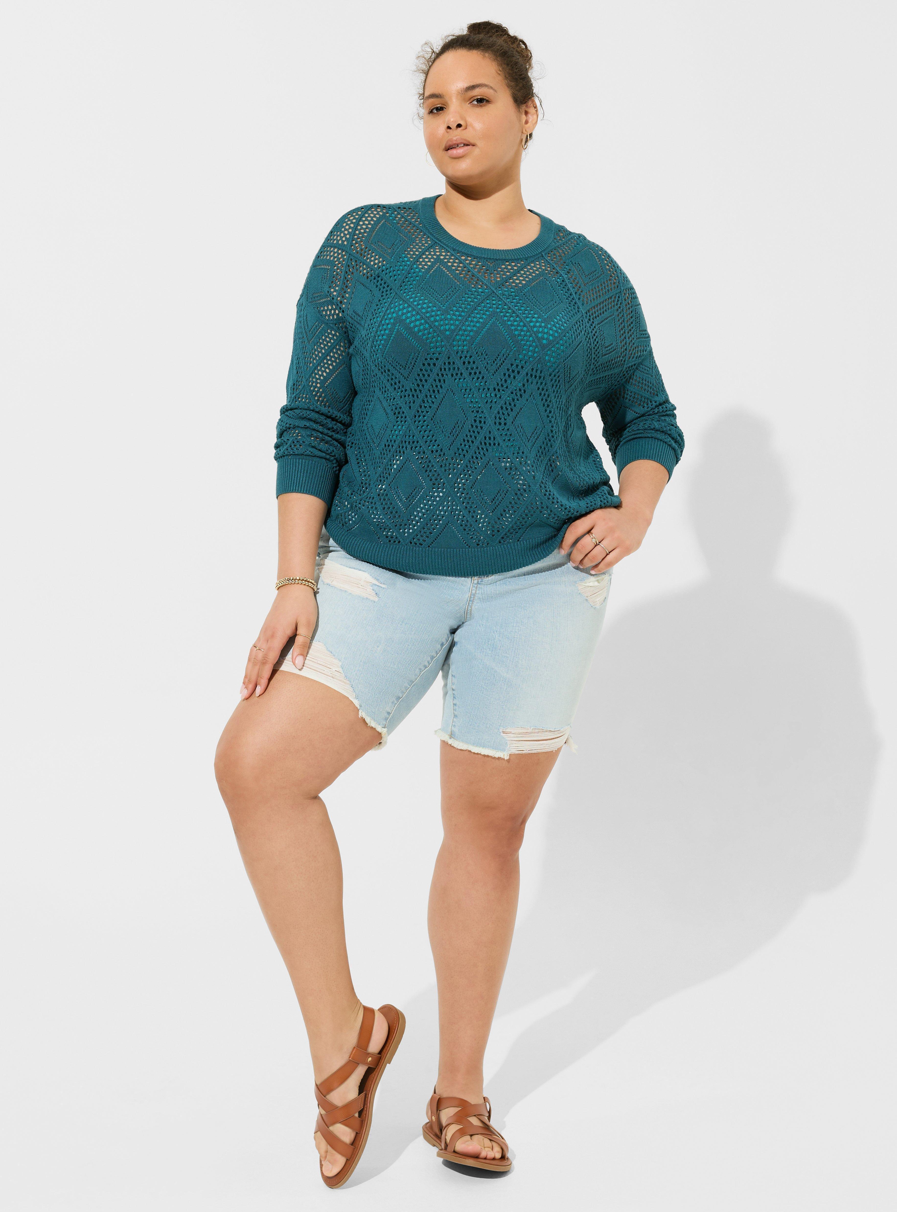 Threaded Pear Giselle Sleeve Pullover top Long Sleeve Top
