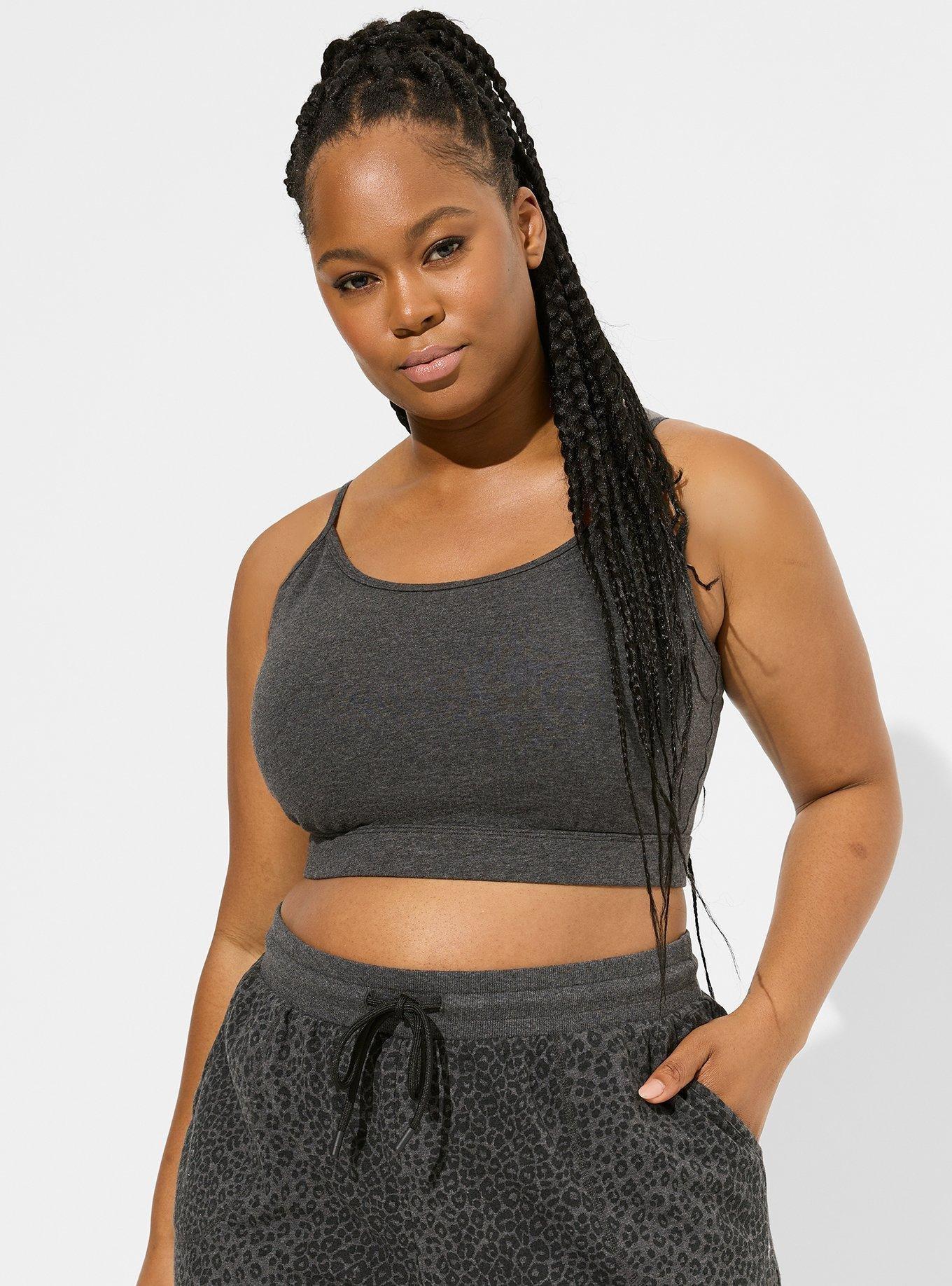 Plus Size - Everyday Fleece Ultra Crop Active Tank - Torrid