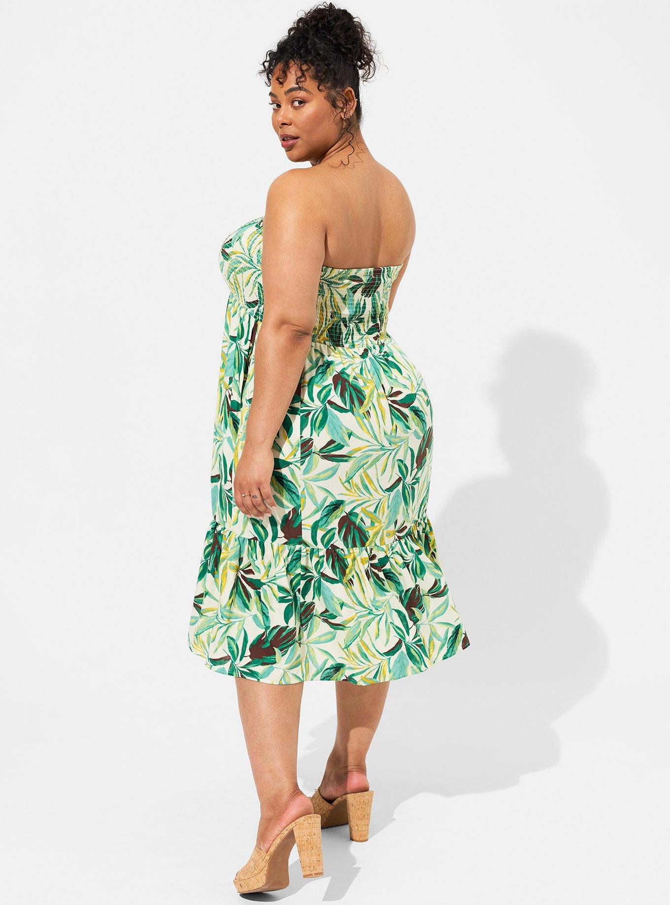 Midi plus size outlet hawaiian dress