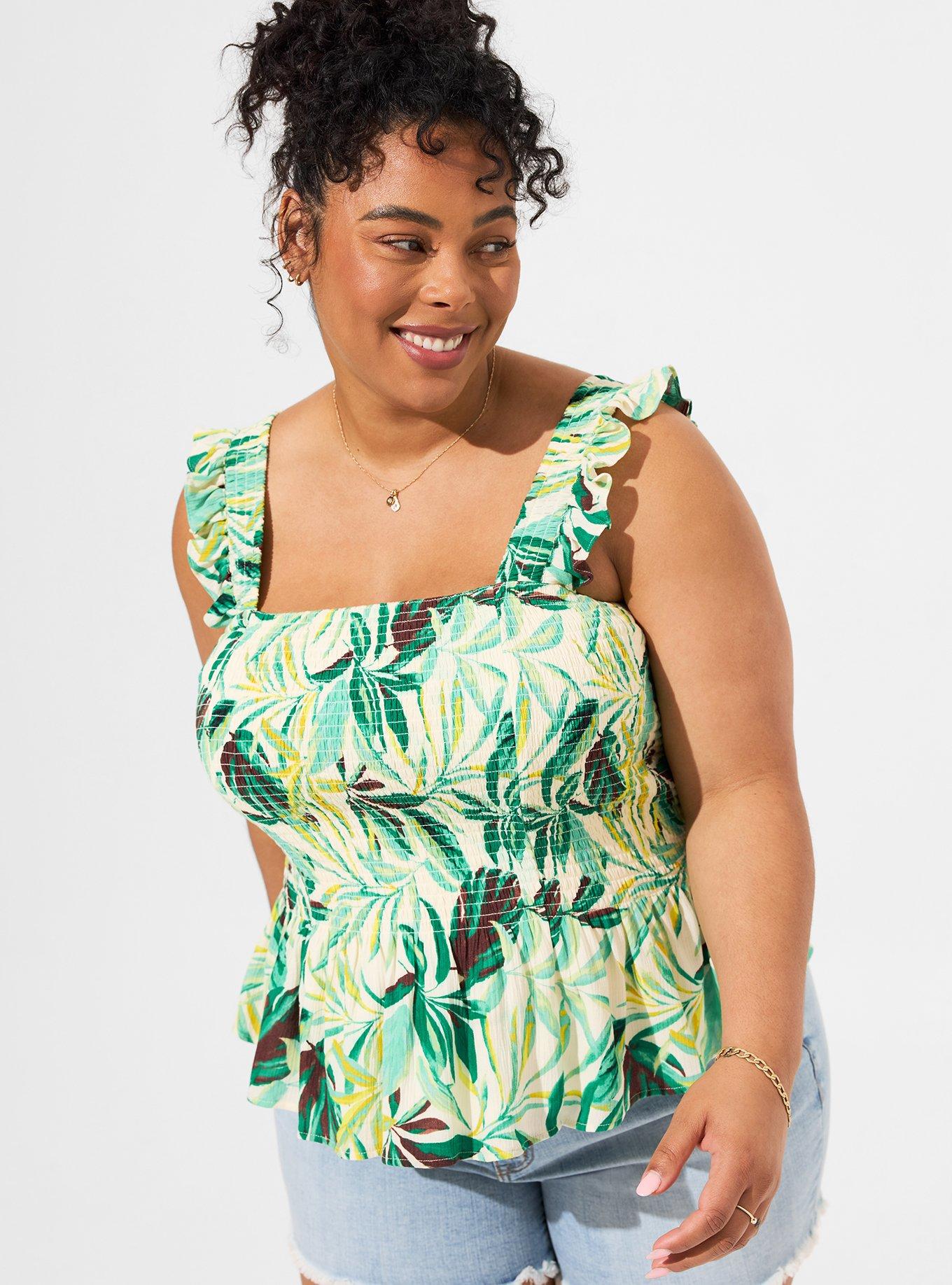 Plus Size - Off Shoulder Peplum Top - Torrid