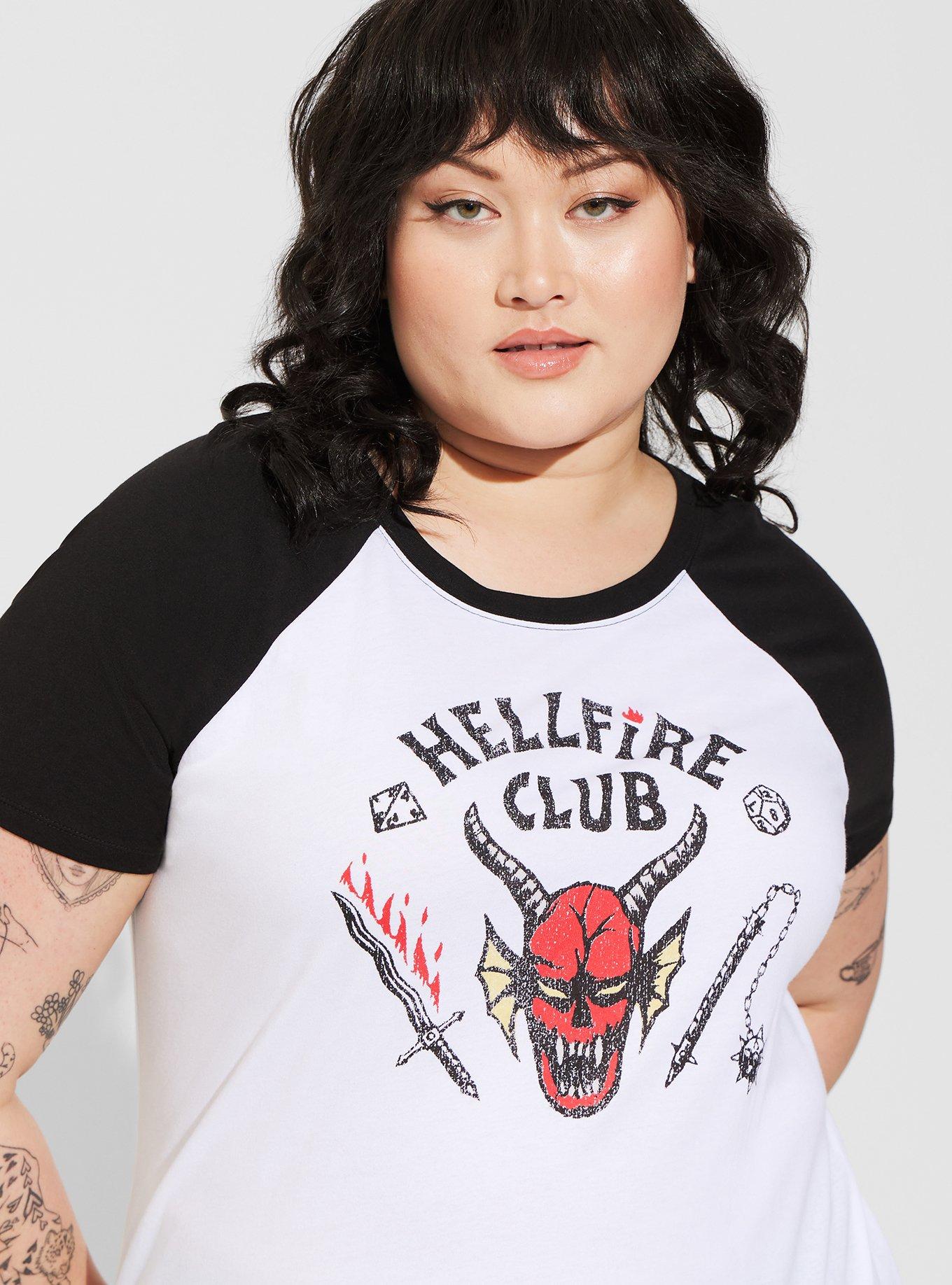 Stranger Things - Hellfire Club Baseball 3/4 Sleeve Tee - Shirtstore