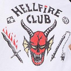 Netflix Stranger Things Hellfire Classic Fit Cotton Raglan Tee, BRIGHT WHITE, swatch