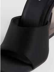 Lucite Flare Heel Sandal (WW), BLACK, alternate