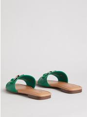 Chain Slide Sandal (WW), GREEN, alternate