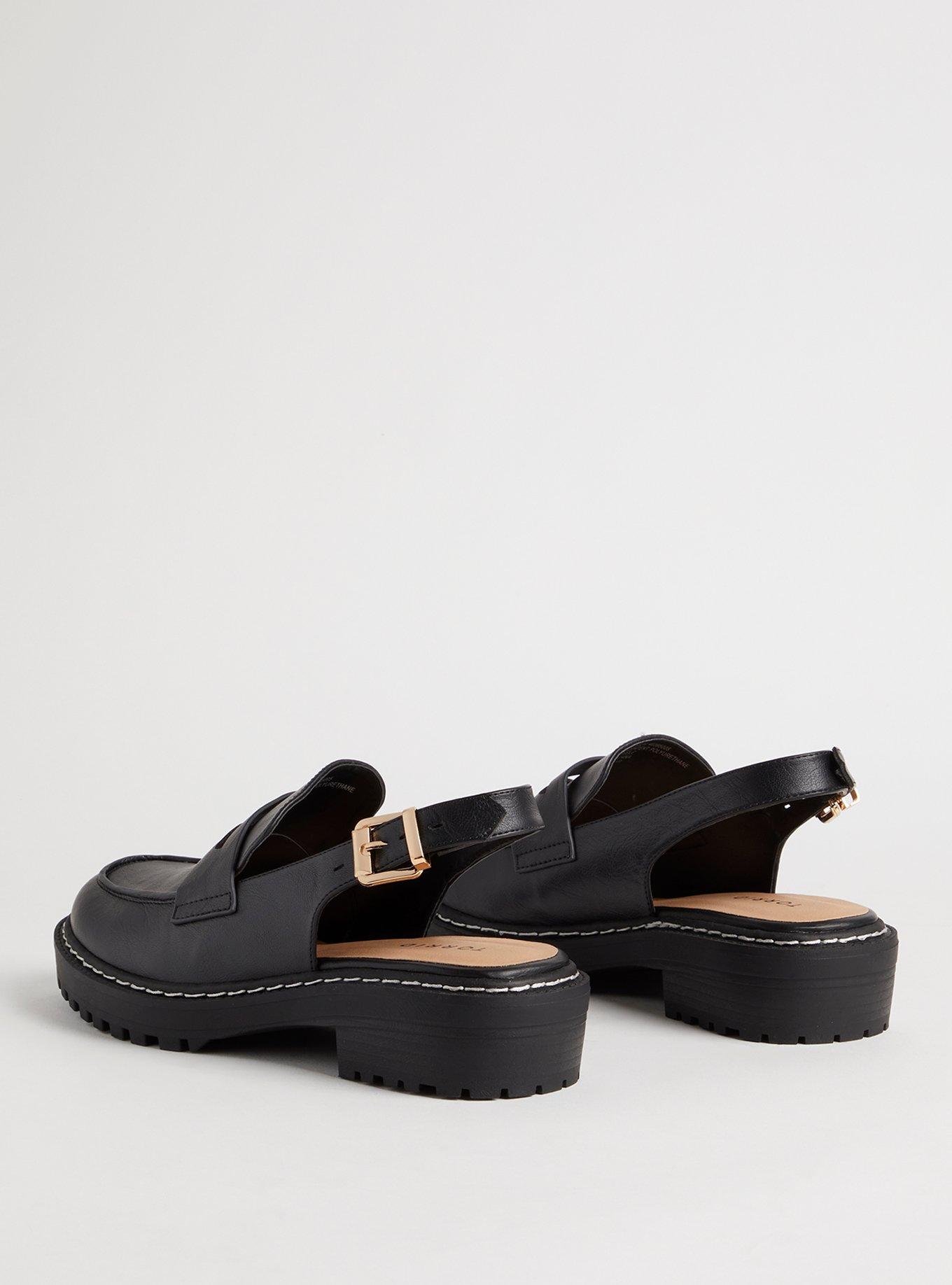 Plus Size - Sling Back Lug Loafer (WW) - Torrid