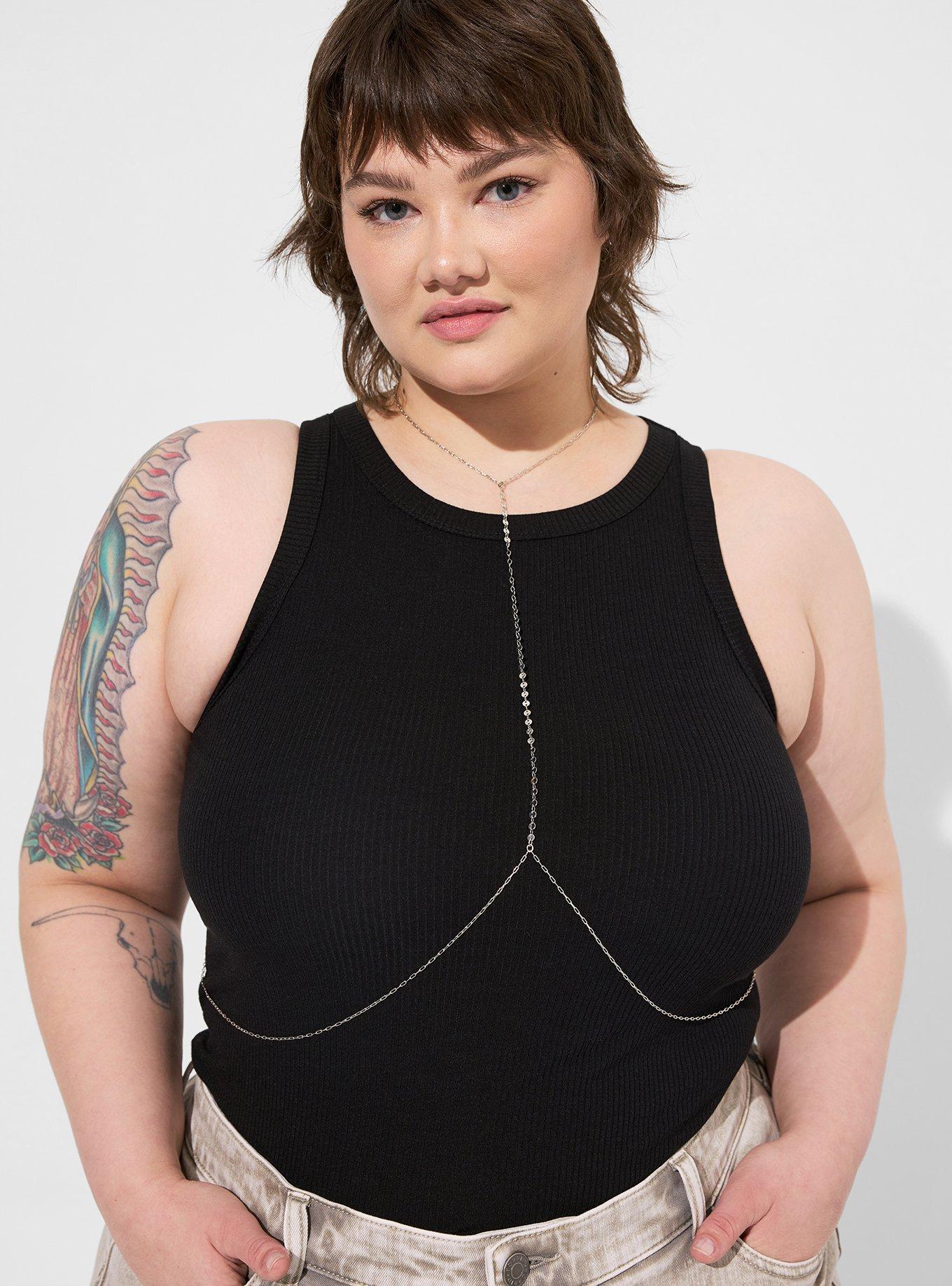 Plus Size - Wireless Triangle O Ring Monokini Swimsuit - Torrid