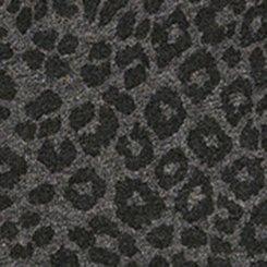 Plus Size Everyday Fleece Half Zip Long Sleeve Active Sweatshirt, CHARCOAL HEATHER PARTED LEOPARD, swatch