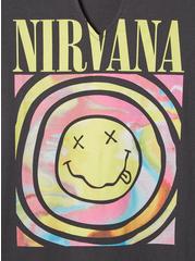 Plus Size Nirvana Classic Fit Cotton Notch Tank, VINTAGE BLACK, alternate