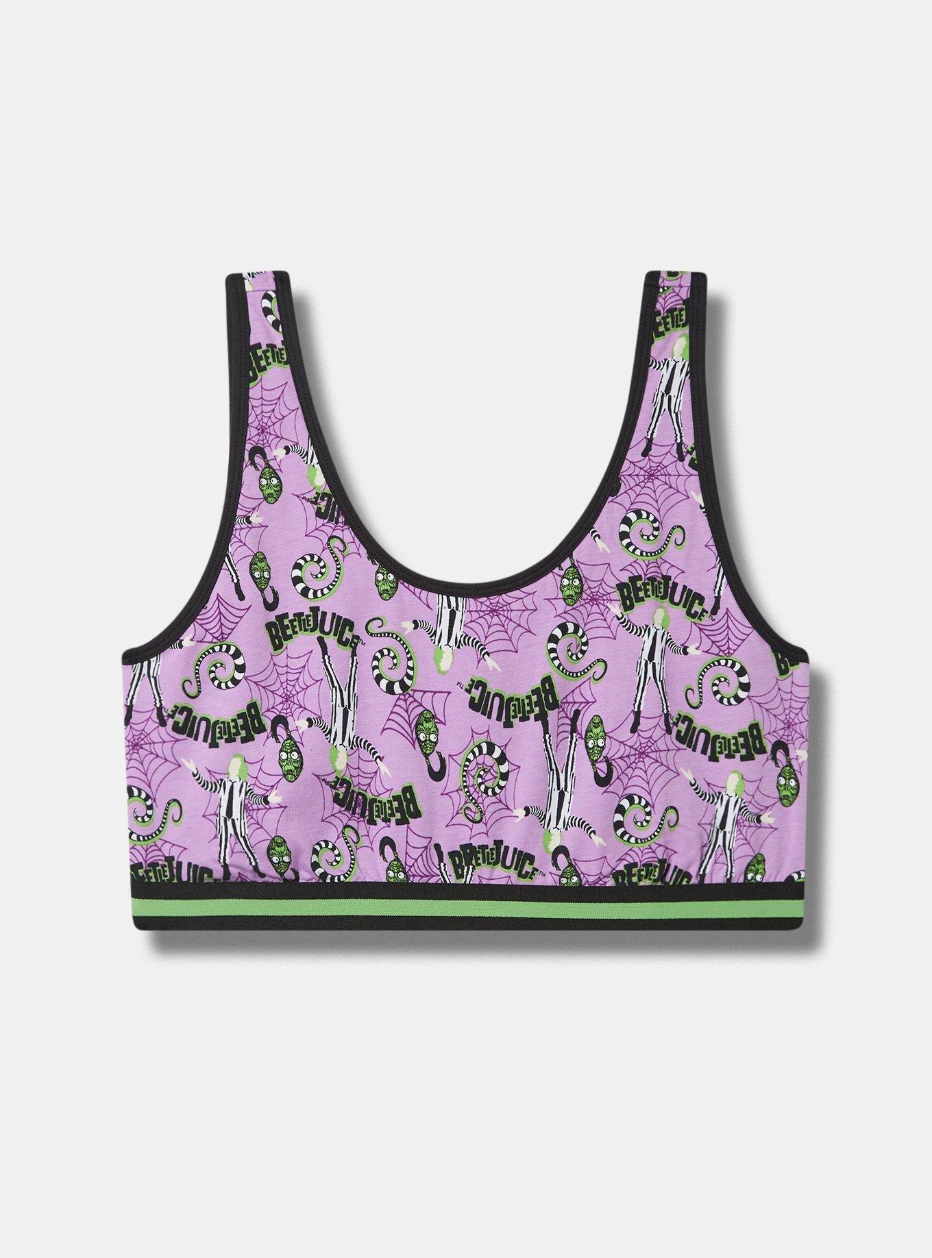 Plus Size - The Nightmare Before Christmas Scoop Neck Bralette