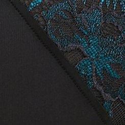 Floral Crossdye Lace Mid Rise Hipster Panty, DARK TURQUOISE, swatch