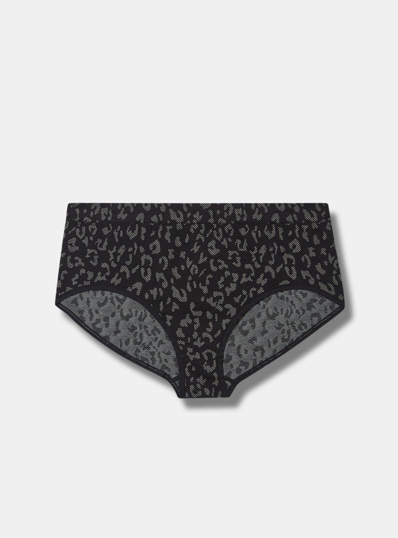 Seamless Jacquard Mid Rise Cheeky Panty