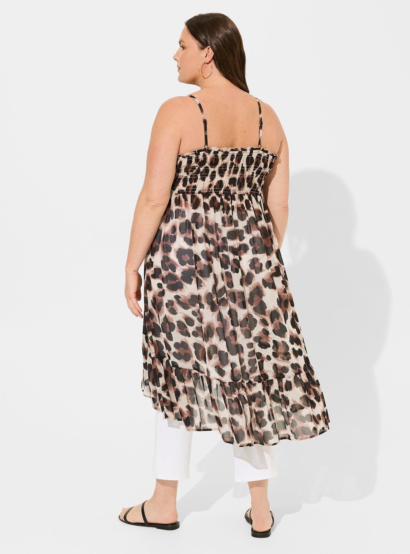 Chiffon Button Up Sleeveless Tunic