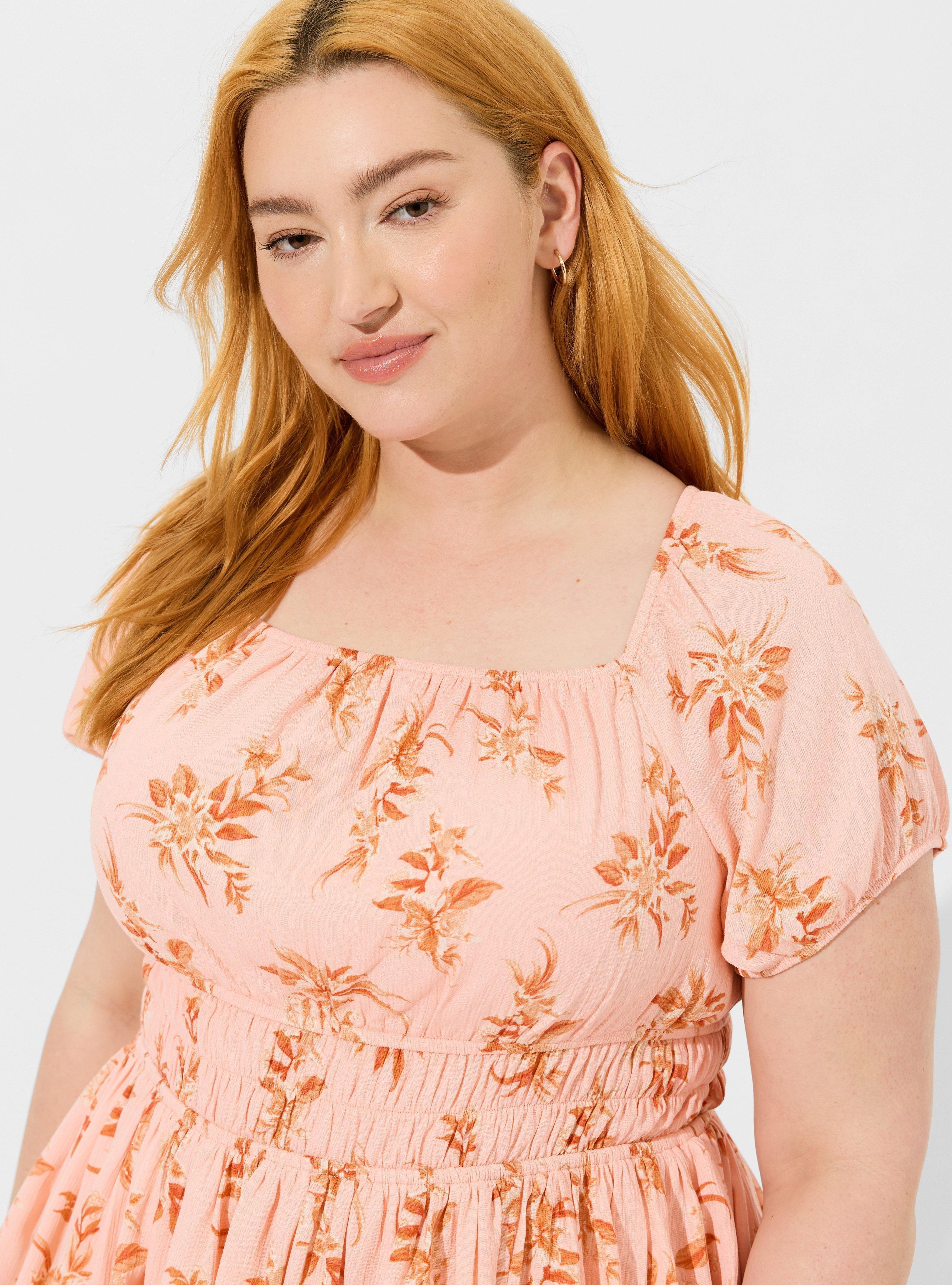 Washable Crinkle Gauze Cris Cross Back Top