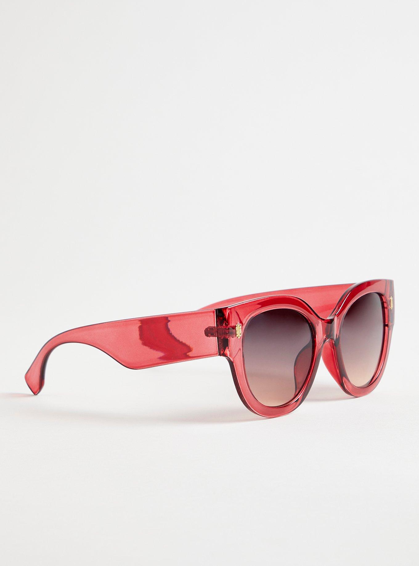 Plus Size Cateye Smoke Lens Sunglasses Torrid