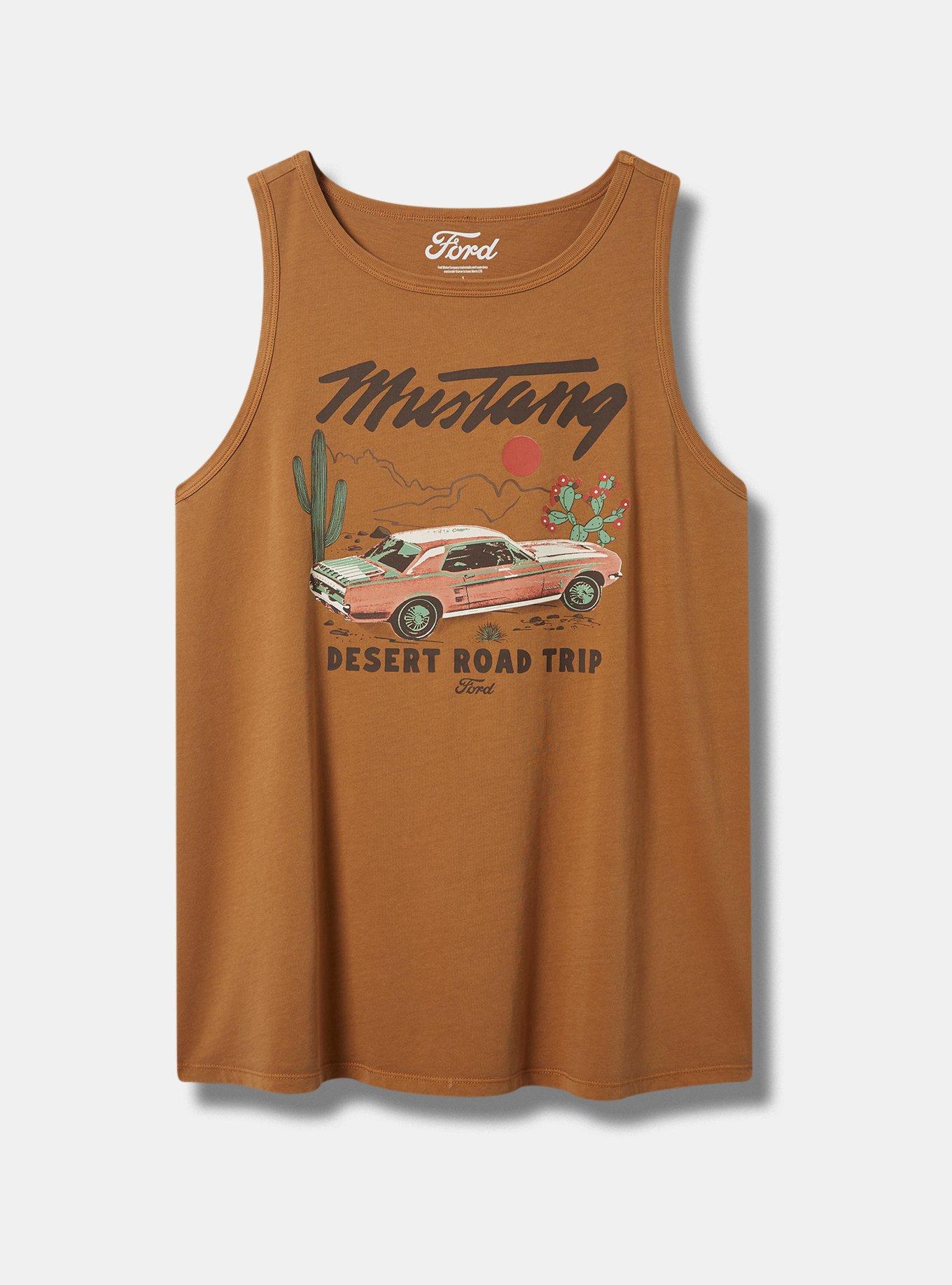 Mustang Classic Fit Cotton Crew Neck Tank