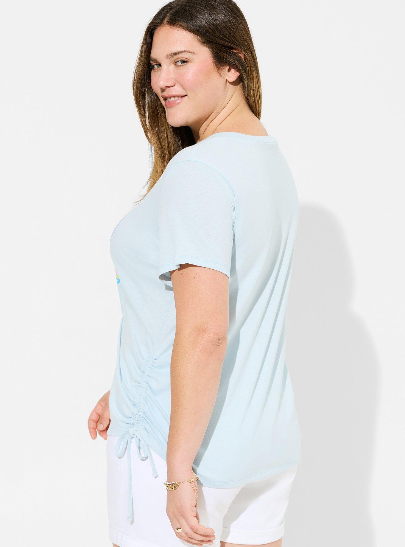 Blow Pop Slim Fit Cotton Cinch Tee, BABY BLUE, alternate