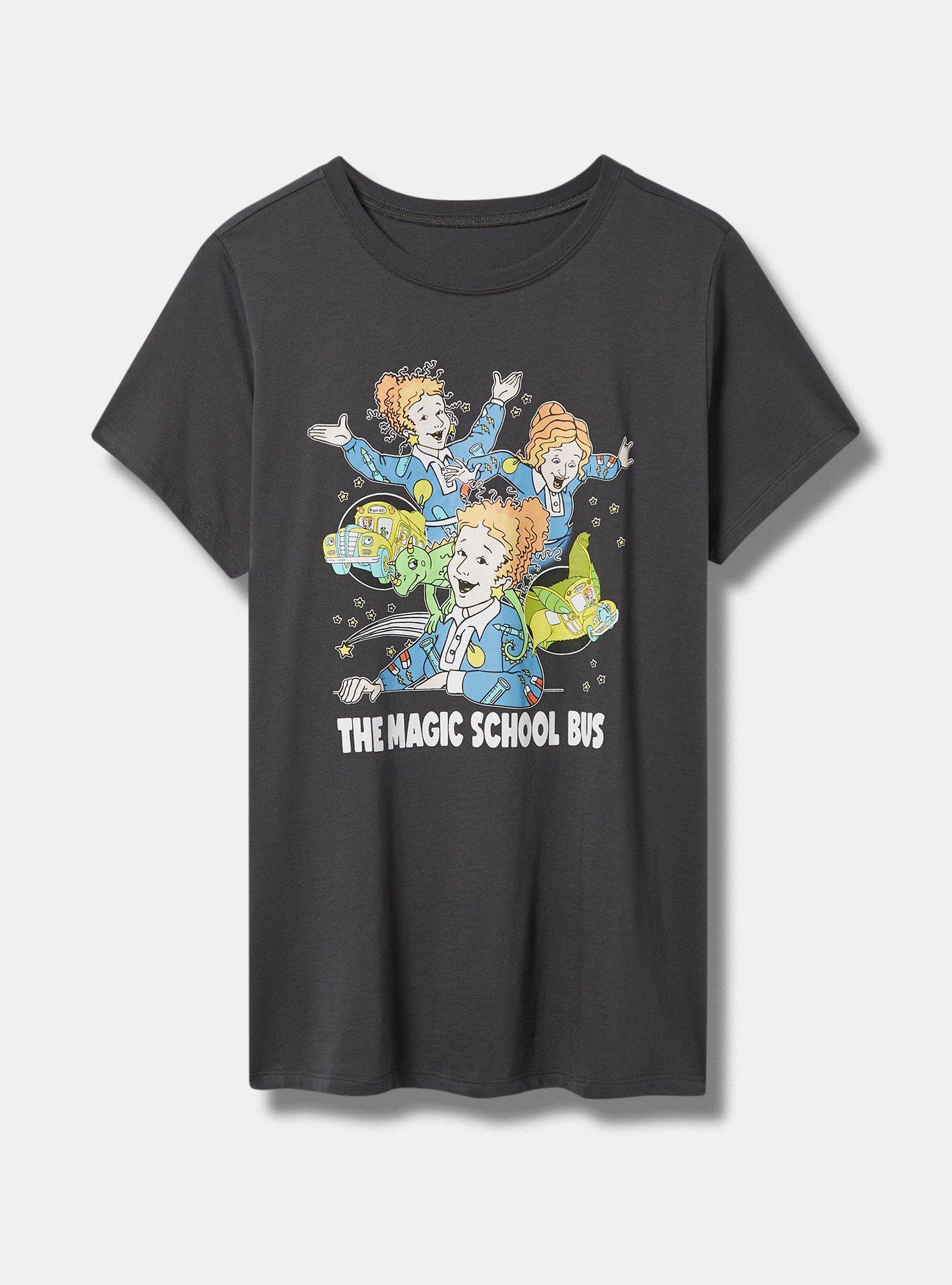 Plus Size - The Magic School Bus Classic Fit Cotton Crew Tee - Torrid