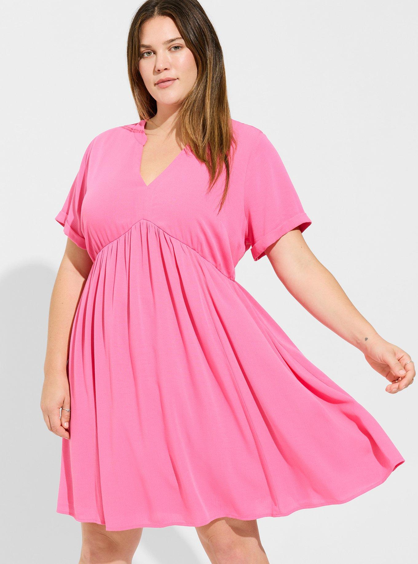 Plus Size - Midi Washable Gauze Off The Shoulder Dress - Torrid