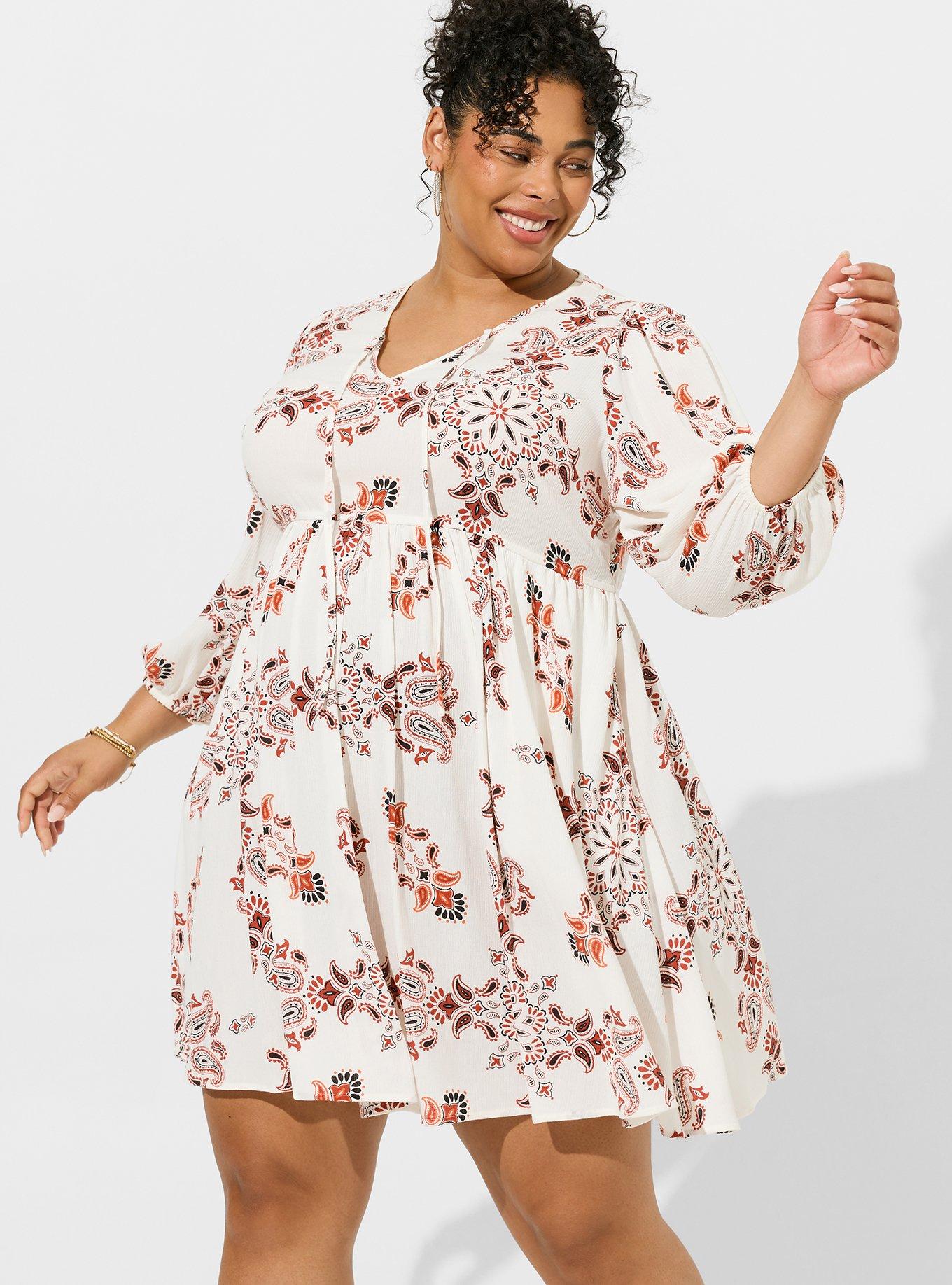 Plus Size - Mini Washable Tunic Dress - Torrid