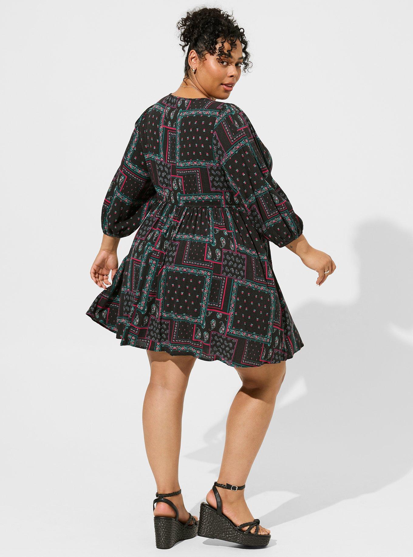 Mini Washable Gauze Tunic Dress