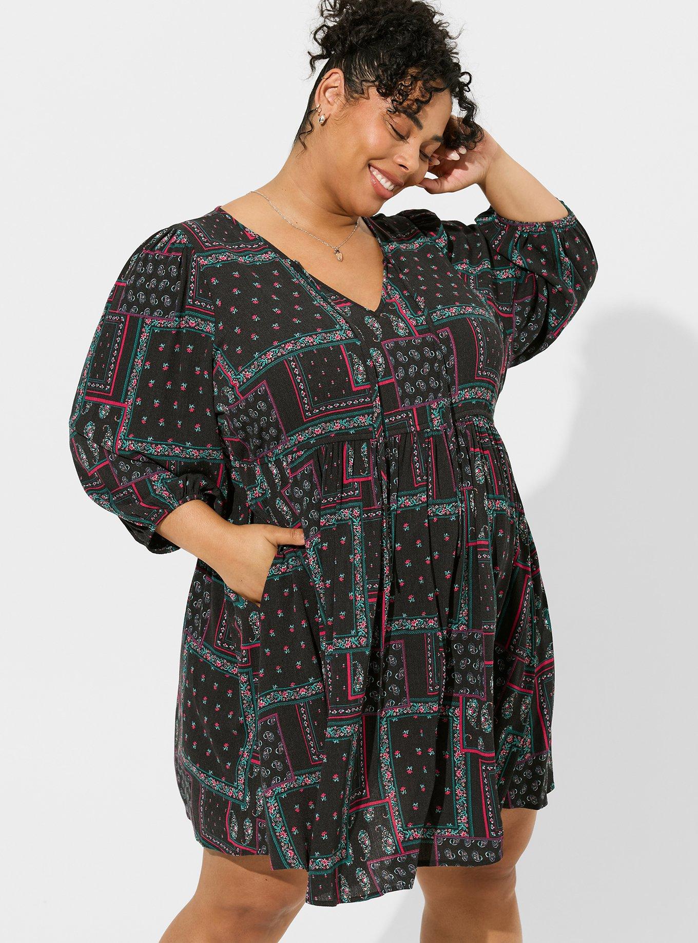 Mini Washable Gauze Tunic Dress