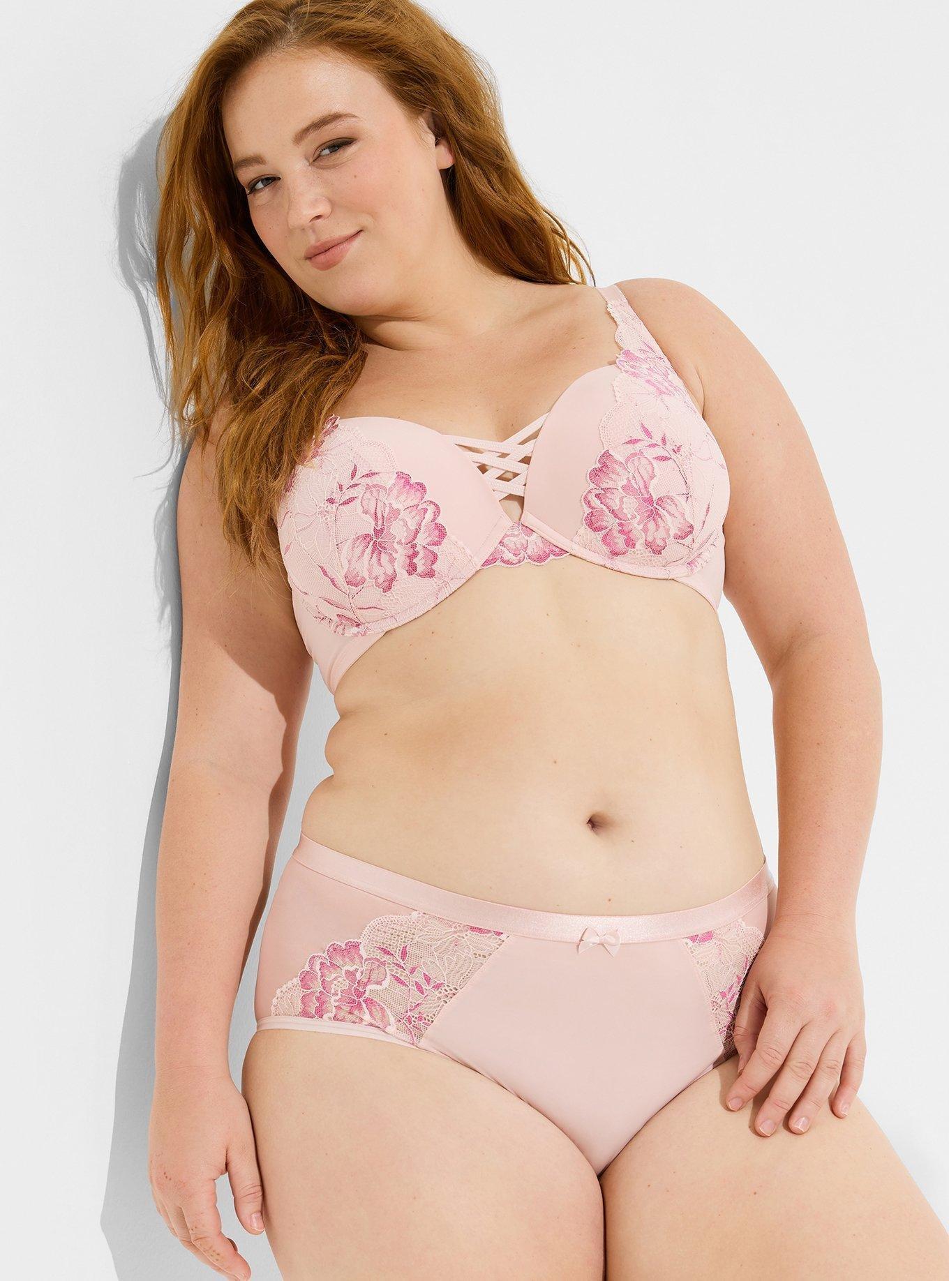 TORRID XO Plunge Push-Up Racerback Bra