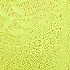 Unlined Cross Dye Lace Longline Bralette, LIME SPRITZ, swatch