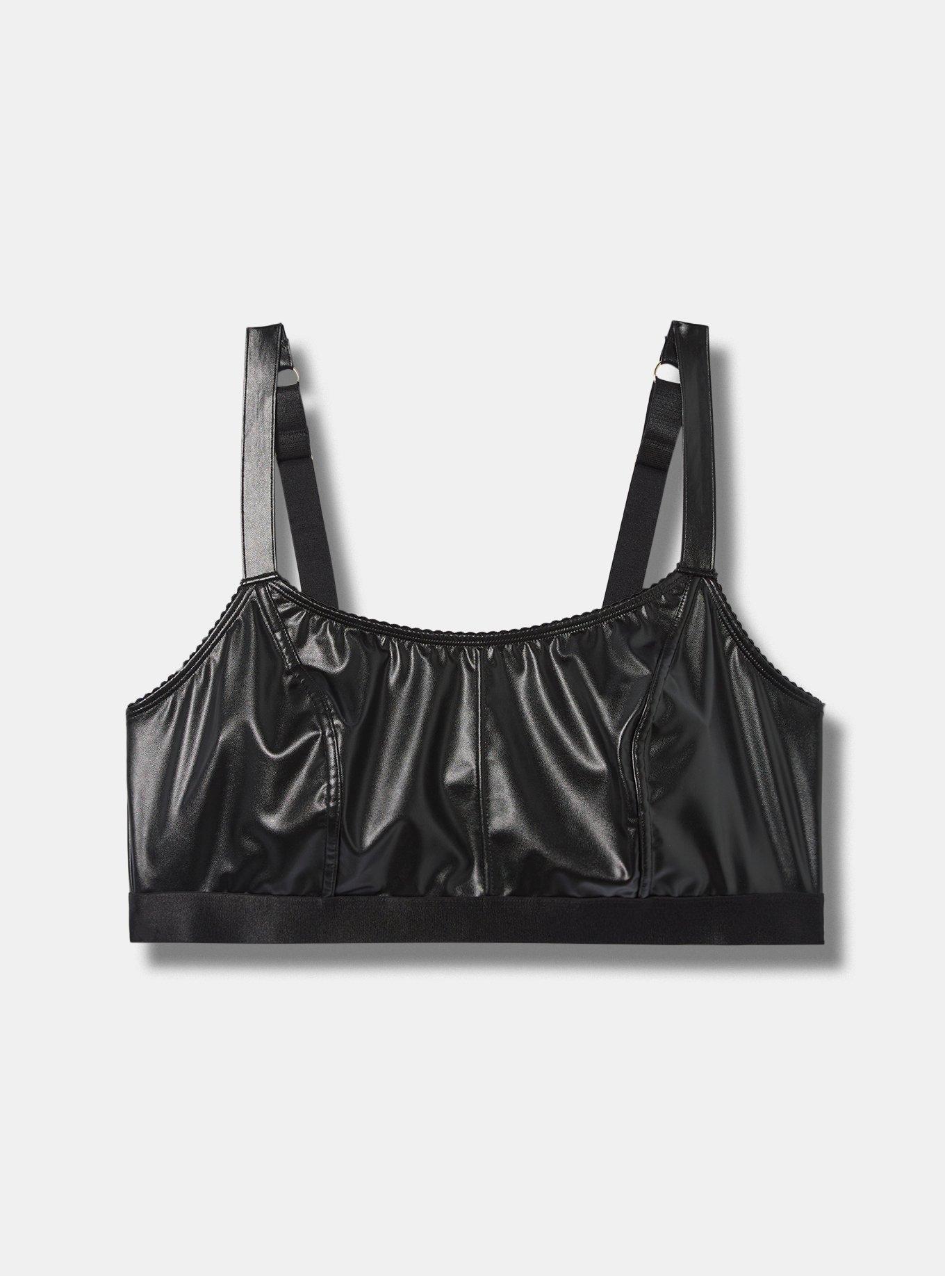 Pleather Wireless Bralette