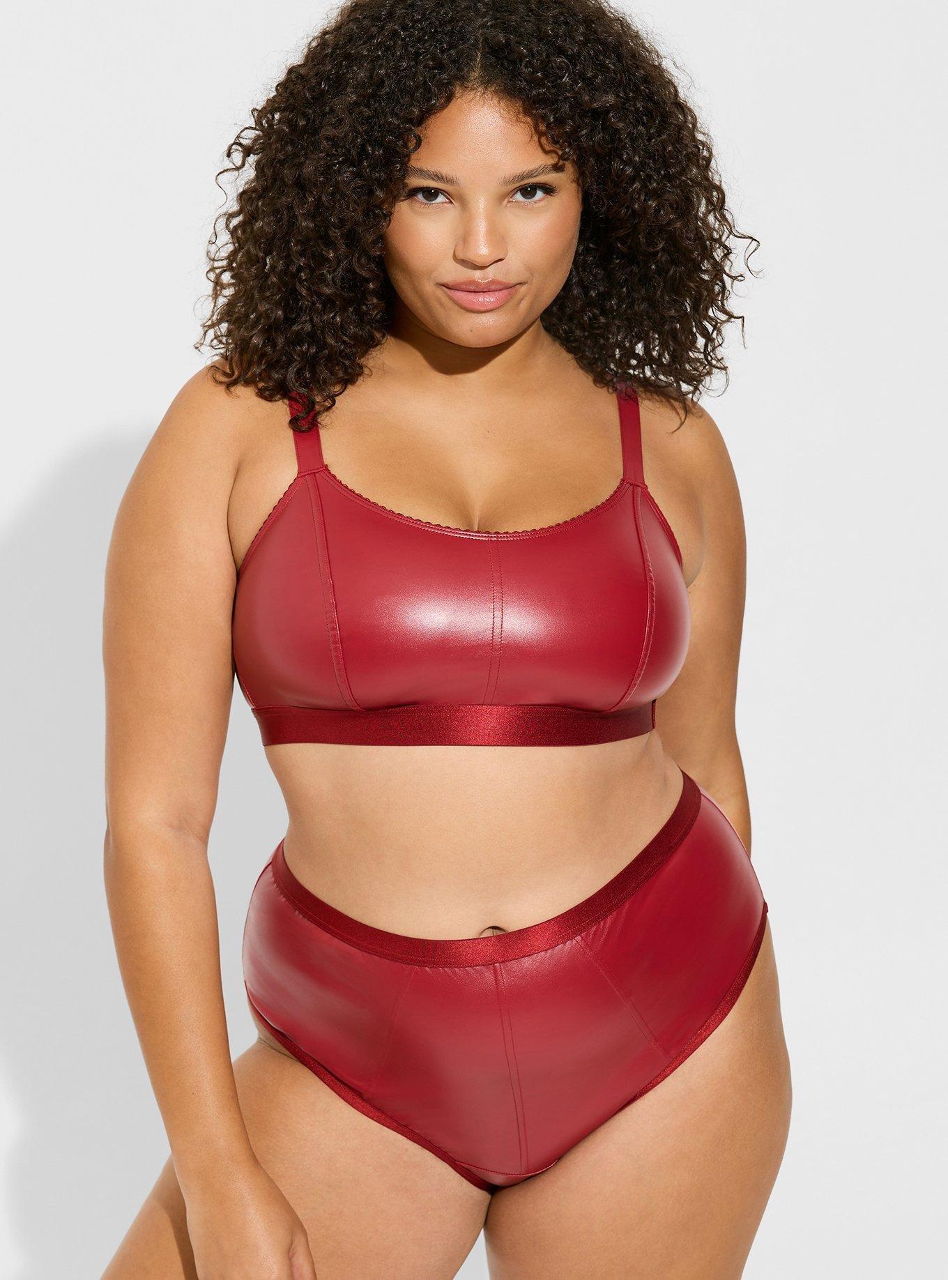 Plus Size - Pleather Wireless Bralette - Torrid