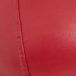 Pleather Wireless Bralette, RHUBARB, swatch