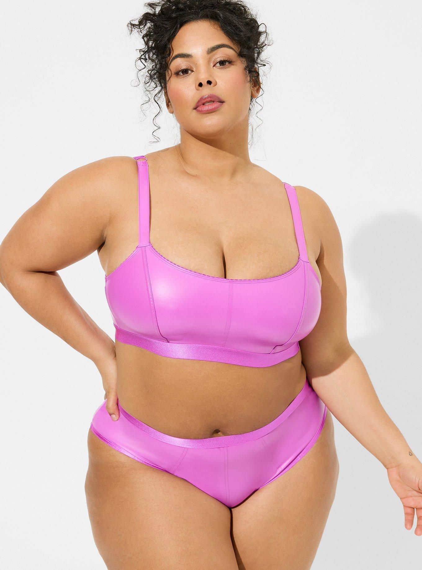 Plus Size - Pleather Wireless Bralette - Torrid