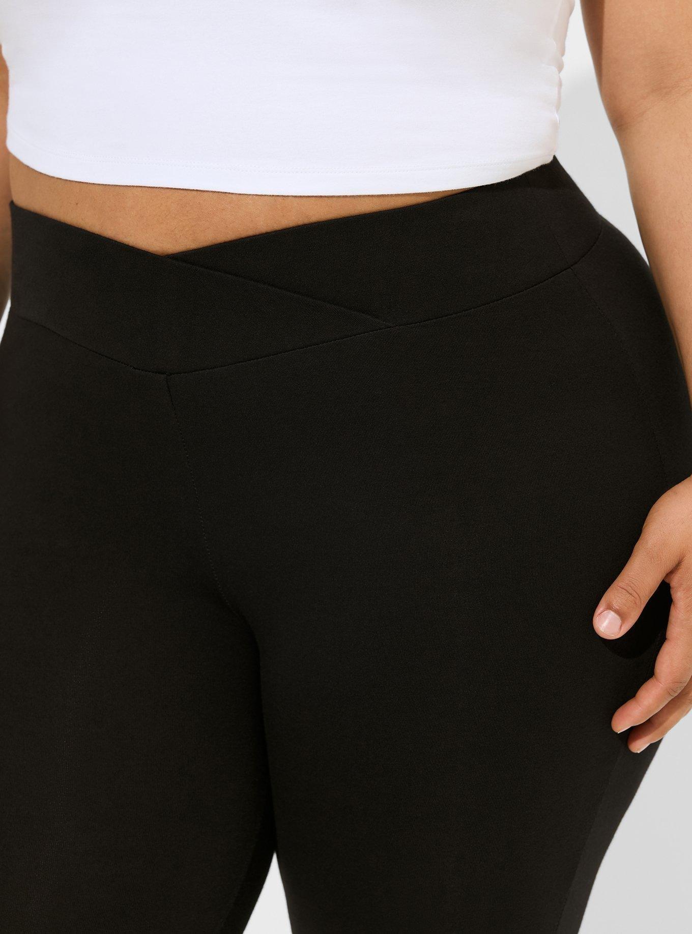 Crop Crossover Waist Premium Legging