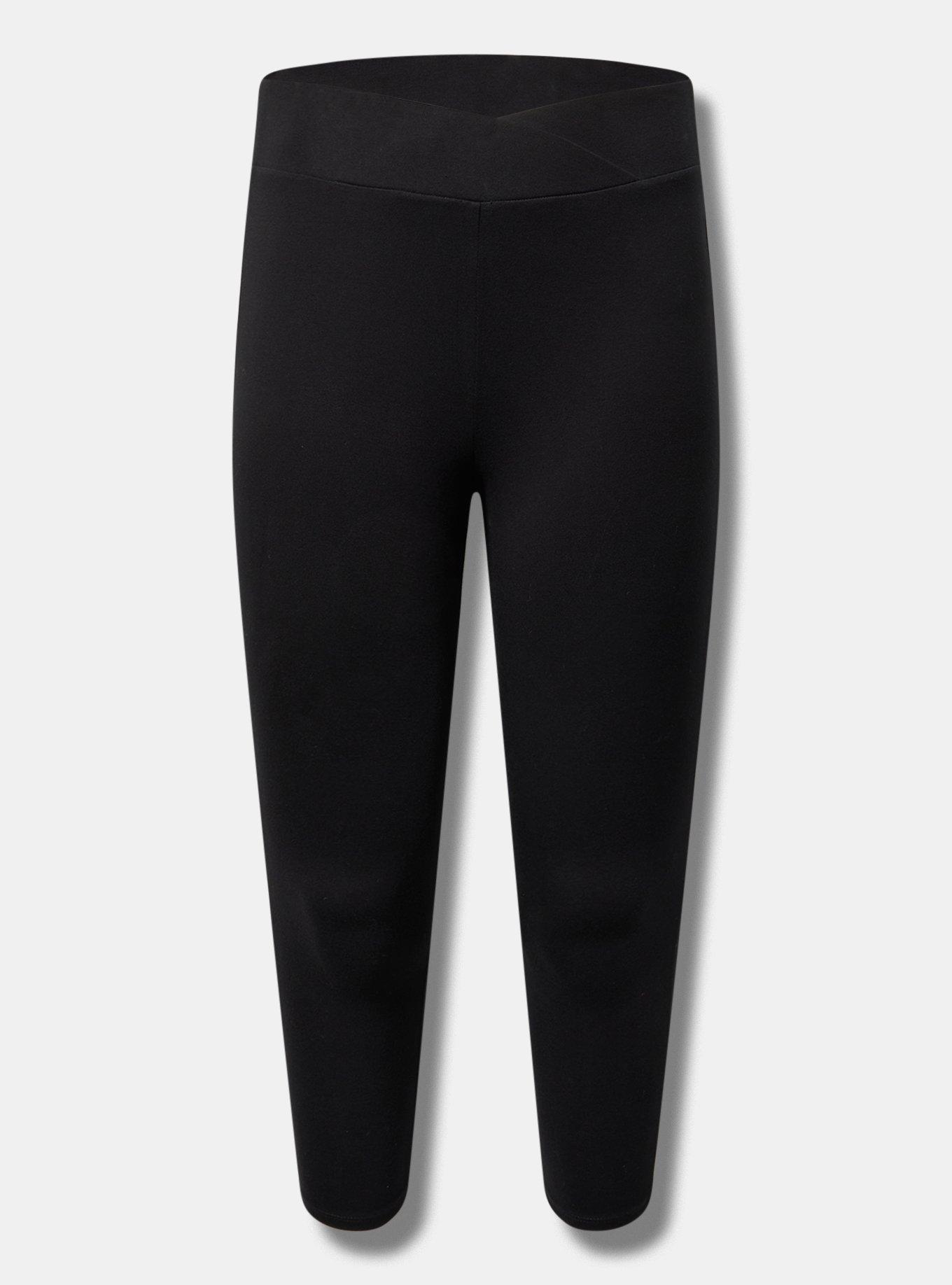 Crop Crossover Waist Premium Legging