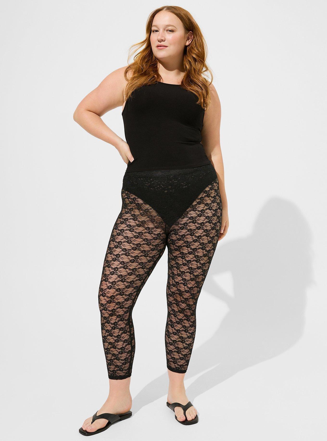 FABLETICS | Lace Crop Leggings XXL