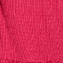 Texture Knit Woven Eyelet Square Neck Swing Tank, CHERRIES JUBILEE, swatch