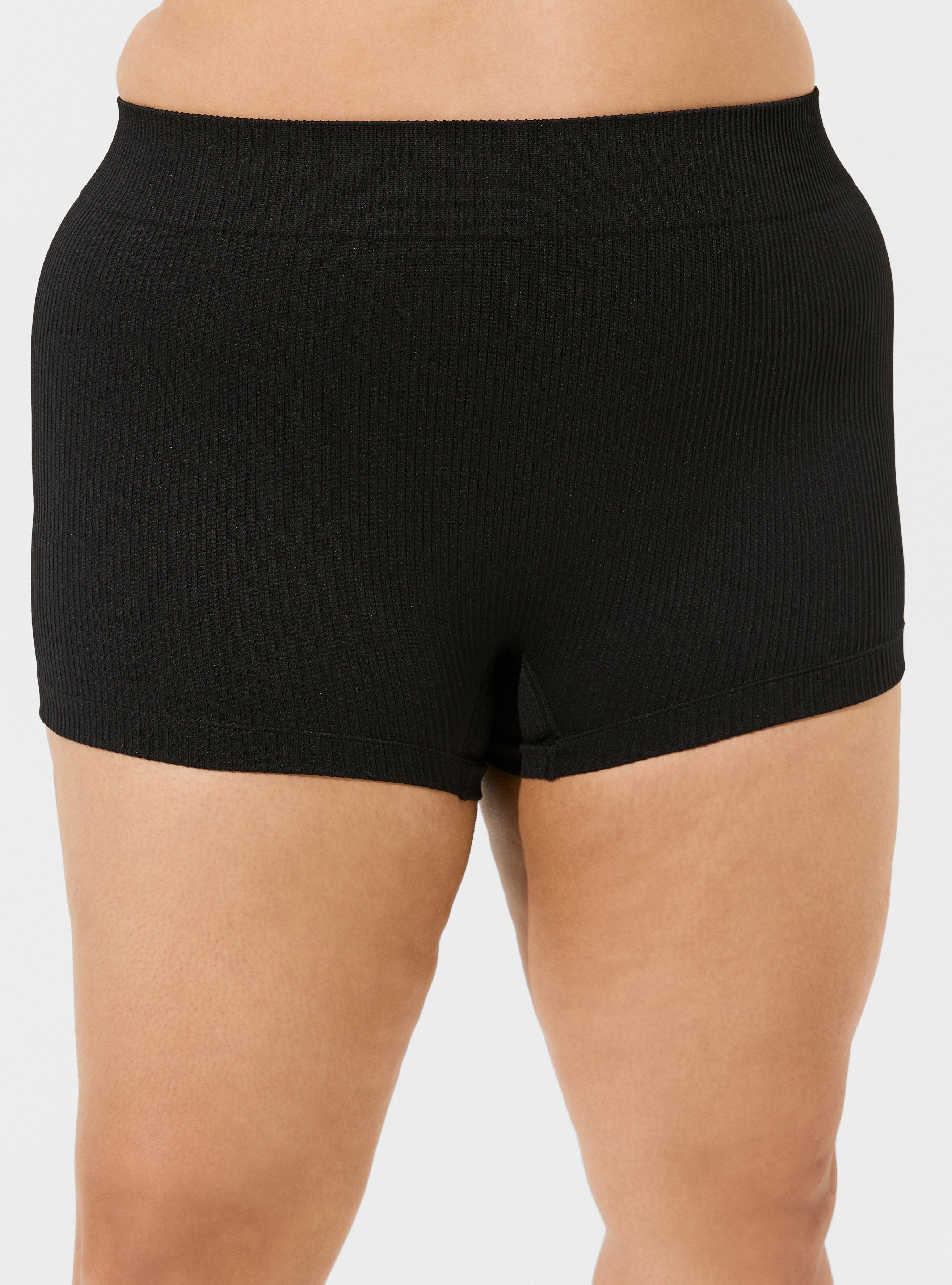 Seamless Rib Mid-Rise Shortie Panty